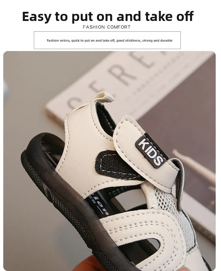 Boy Sandals 2026 summer New Baby Walking Shoes Soft Sole Girls' Sandals Mesh Shoes Children's Sandals Versatile Children's Shoes