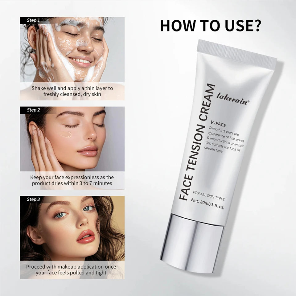 Instantly Firming Face Primer Long-term Moisturizing Seamlessly Blends Skin For Face Blurring Base Primer Korean Makeup 30ml