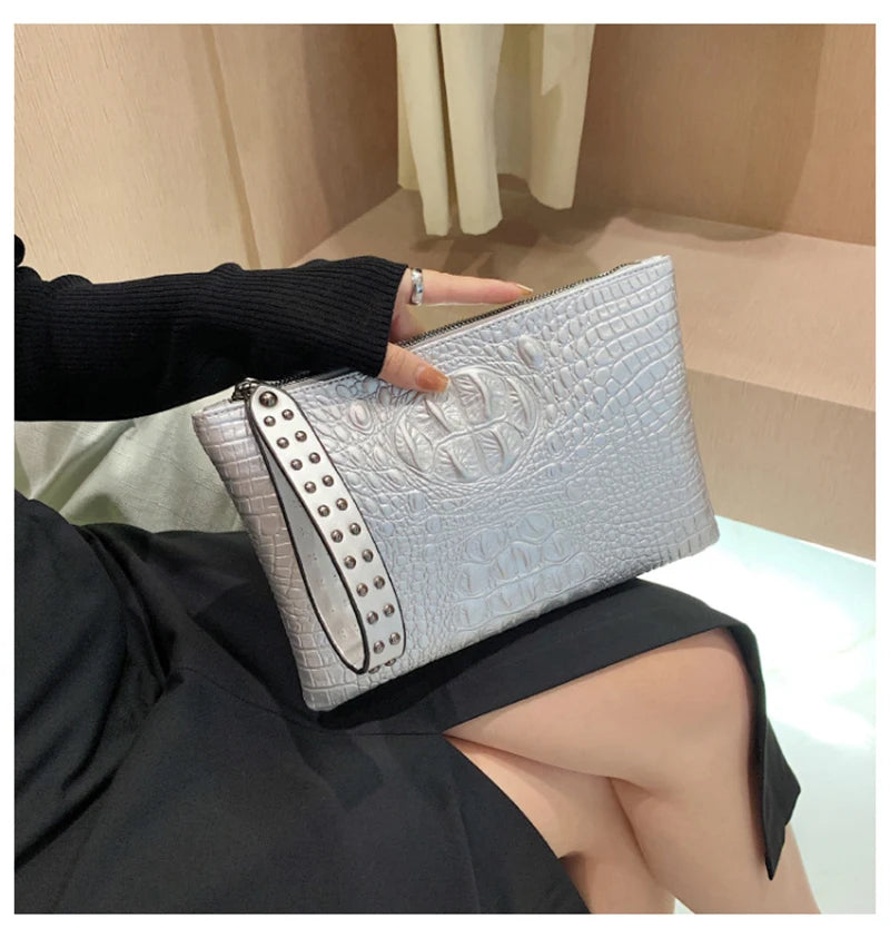 Fashion Luxury Handbags Women Bag PU Leather Clutch Ladies Evening Envelope Bag Female Day Clutches Purse Portable Wristlet Bag