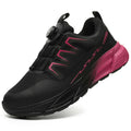 Rotating Button New Safety Shoes Women Anti-smash Anti-puncture Work Shoes Fashion Female Sport Shoes Security Protective Shoes