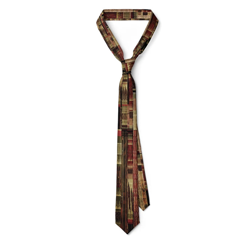 Art nouveau portrait tie classical oil painting casual slim tie 8cm men's fashion business tie party wedding accessories