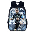 3 pcs set Football Star Child School Backpack with Lunch Bags Pencil Bags School Bags For M-Messis Boys Girls Best Gift