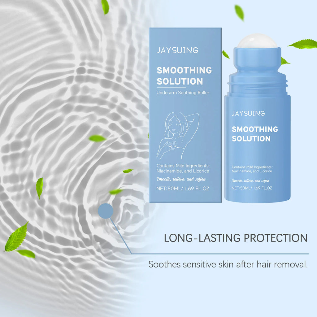 Underarm After Shave Soothing Roller Moisturizing Relieve Armpit Skin Pain Discomfort Reduce Redness Improve Dullness Quick-Dry