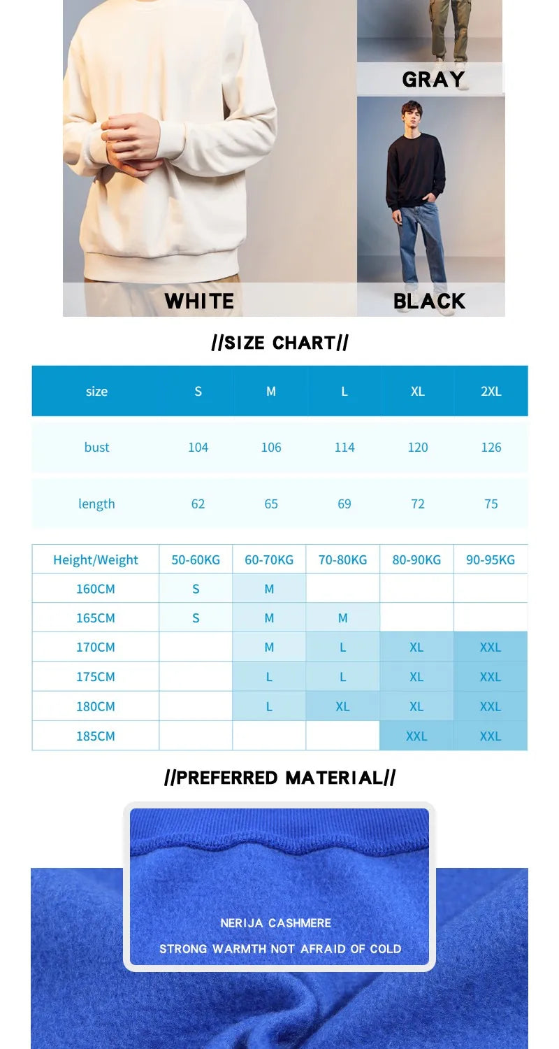 Basketball U S A Streetwear Printing Men Sweatshirt O-Neck Pullover Hoody Fashion Casual Clothing Loose Oversized Tracksuit Man