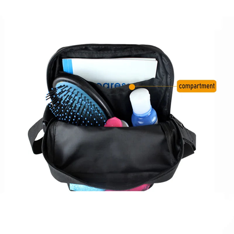 Customize Your Logo Name Messenger Bag Ladies Crossbody Bags for Travel Girls Satchel Women Handbag Small Shoulder Bag Bookbag
