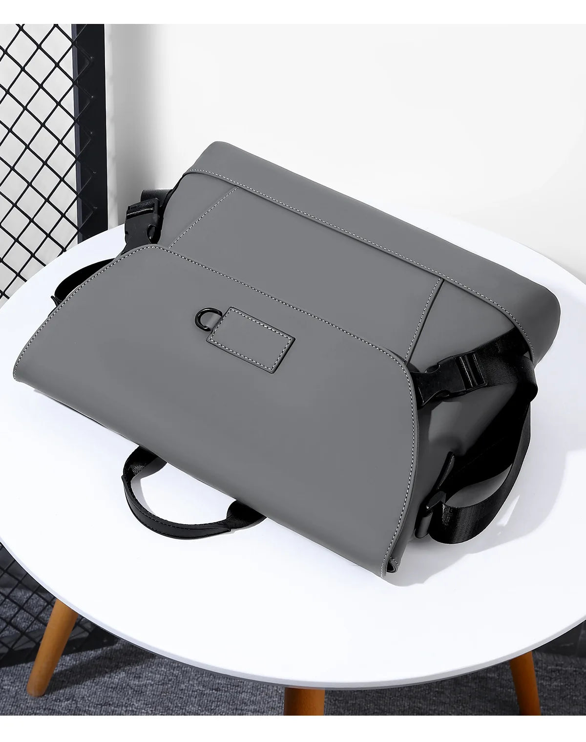 New Briefcase, High-End Business Crossbody Bag, Commuter Travel Backpack, Large-Capacity Shoulder Bag, Fashionable Water-Repellent Handbag, Laptop Bag, Solid Color Casual Bag