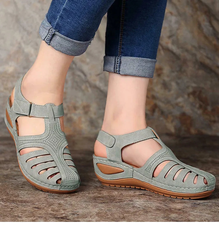Women Sandals Summer Bunion Corrector Shoes for Women Premium Orthopedic Heels Sandals Wedge Vulcanized Shoes Pantuflas Mujer