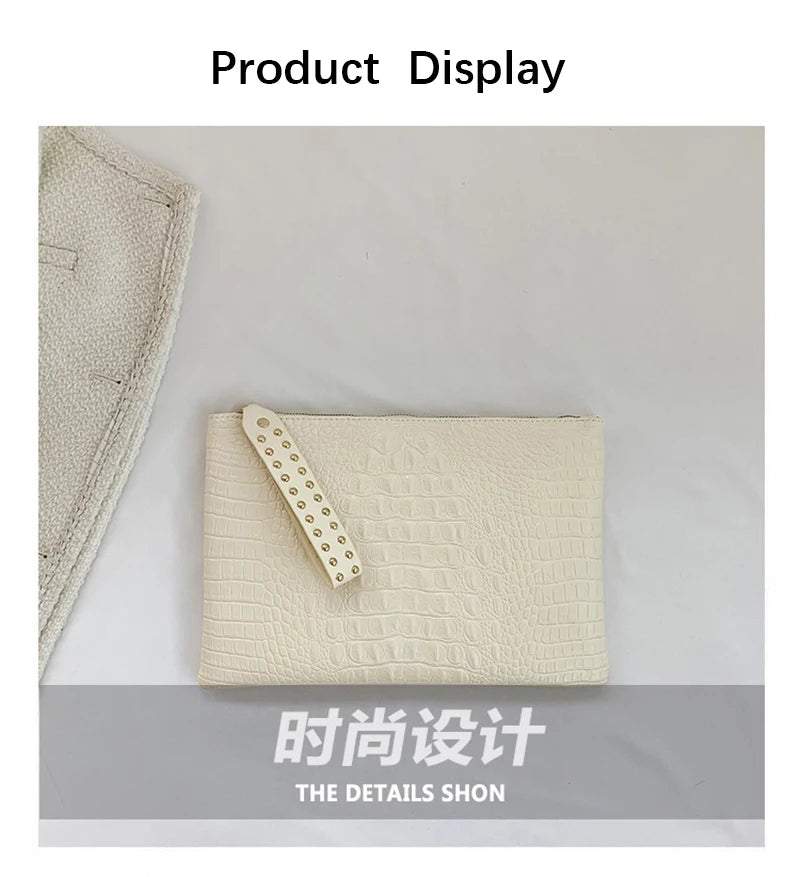 Fashion Luxury Handbags Women Bag PU Leather Clutch Ladies Evening Envelope Bag Female Day Clutches Purse Portable Wristlet Bag