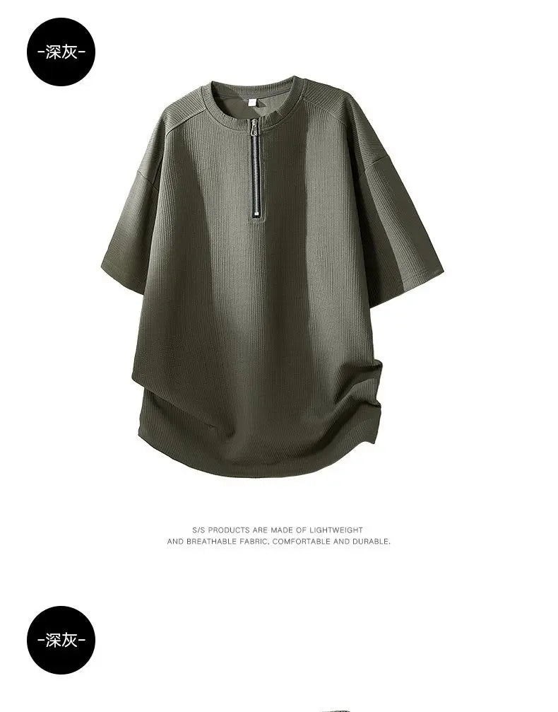 Summer 2026 New Short-sleeved Suit Men Graphic T Shirts Men Clothing Футболки Со Стразами Mens T Shirts