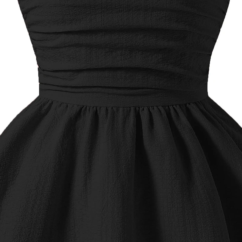 Teen Girls 13-16 Fashion Dress, Adjustable Strap Smocked Back A-Line Dress, Cute Comfortable Versatile for Daily Outings