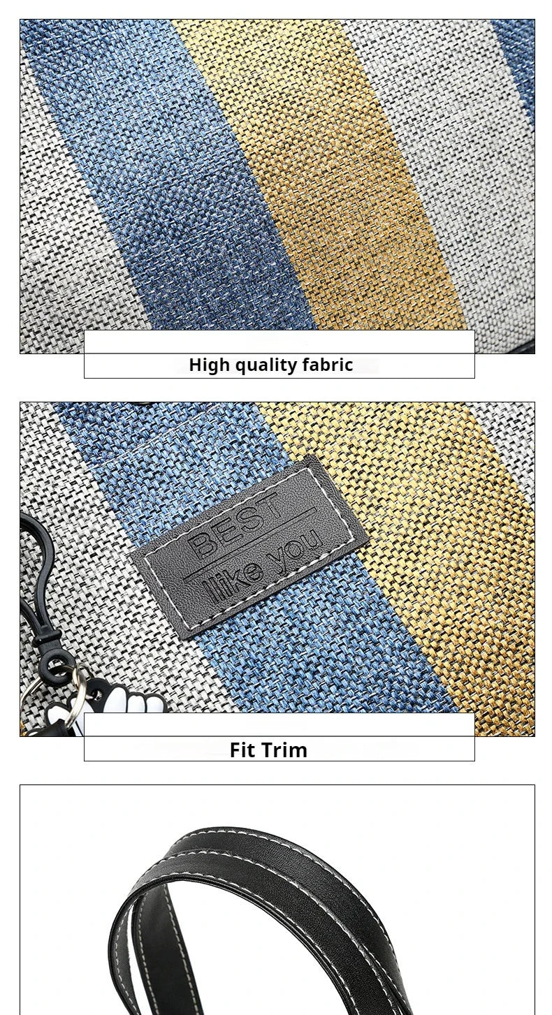 Fashion Messenger Bags For Women Shoulder Ladies Designer Handbag Solid Large Capacity Casual Canvas Shoulder Female Bag