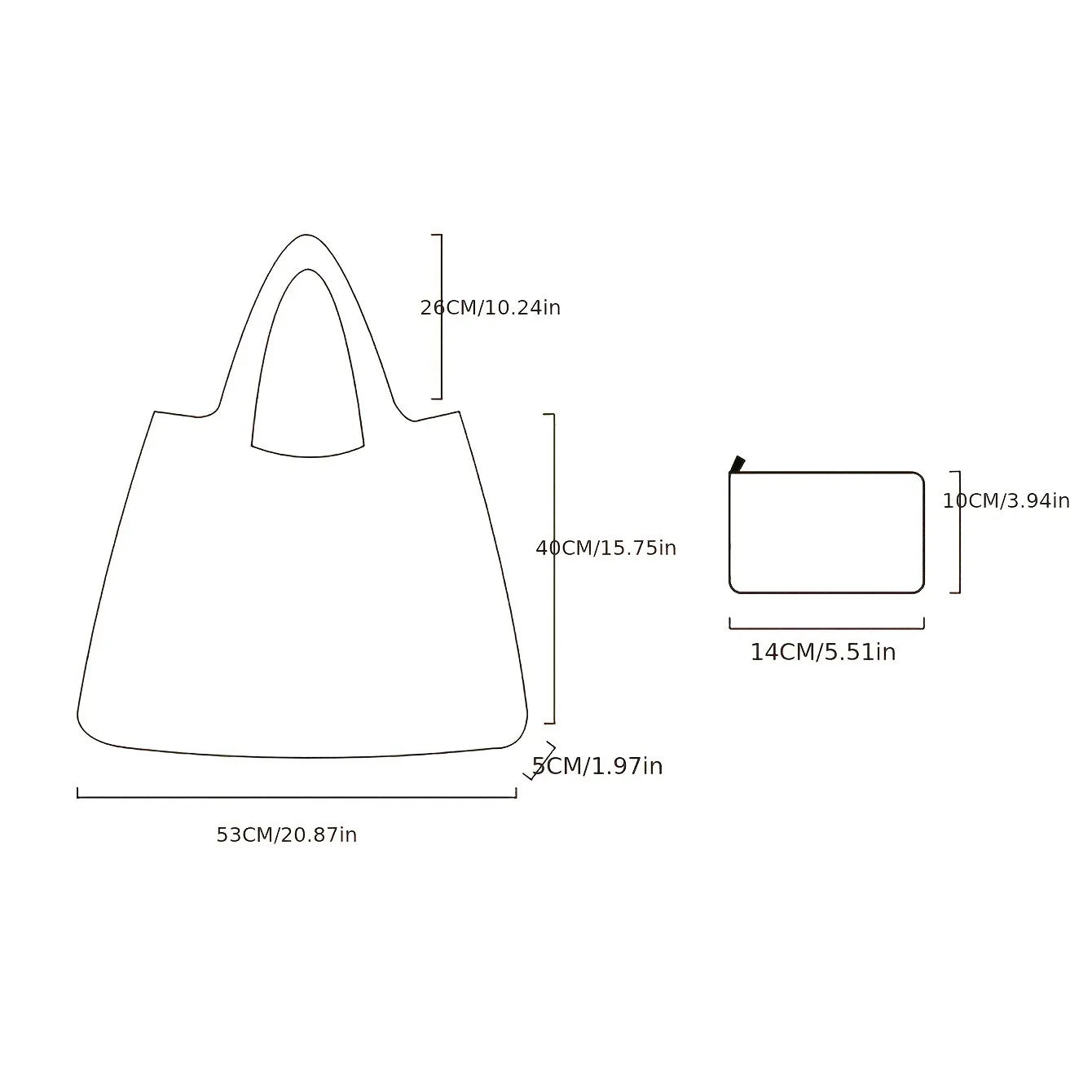 Large Foldable Shopping Bag New Fashion Reusable Grocery Storage Bag Nylon Portable Shoulder Handbag for Travel Pocket Tote Bag
