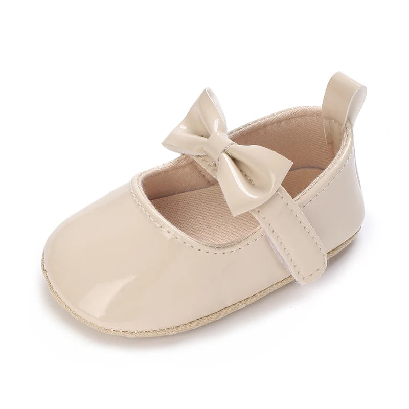 Baby Girl Shoes Bowknot Flats Soft Sole Newborn Princess Walker Sandals Formal Toddler Shoe