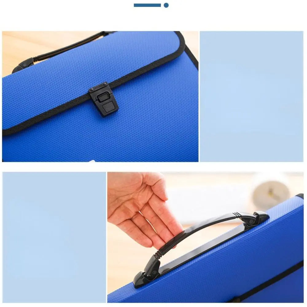 13 Pocket Business Expanding File Accordion Briefcases Document Organiser Document Bag Paper Folder Storage Wallet
