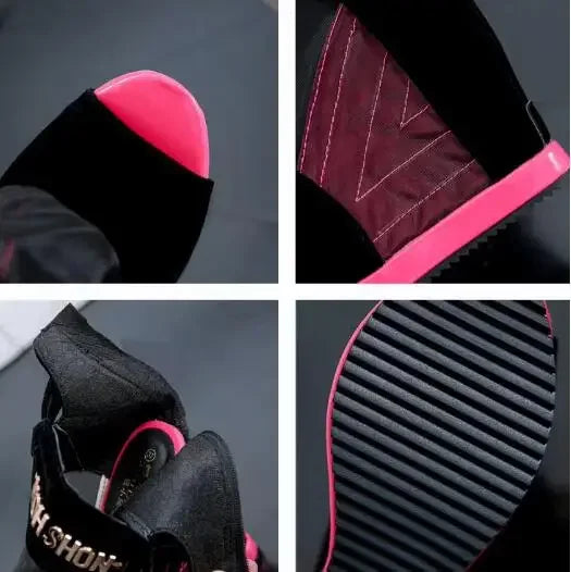 NEW Luxury Women Sandals Summer Platform Wedges Shoes Woman High-Heeled 13cm Fashion Ladies Shoe Comfortable Zapatillas De Mujer
