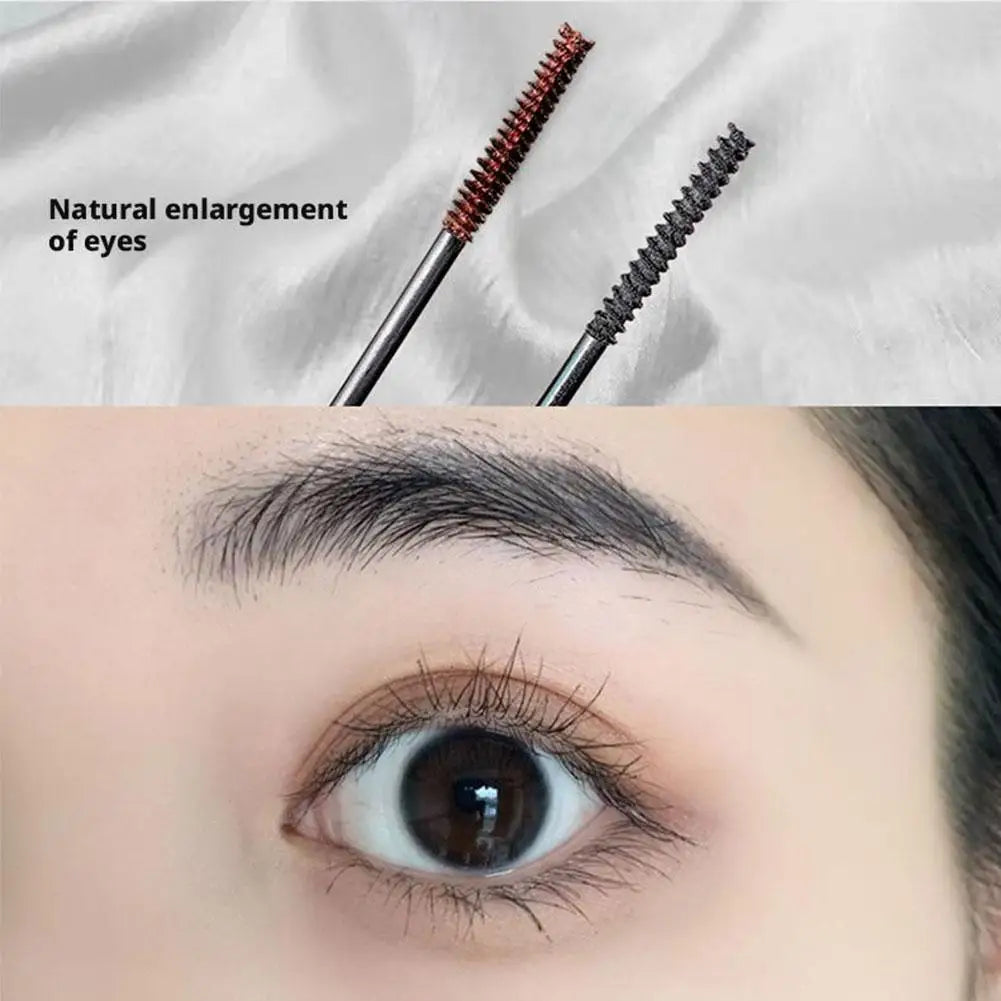 Ultra-Fine Brush Waterproof Mascara 1.5g - Lengthening & Curling, Smudge-Proof Natural Look for Daily Makeup