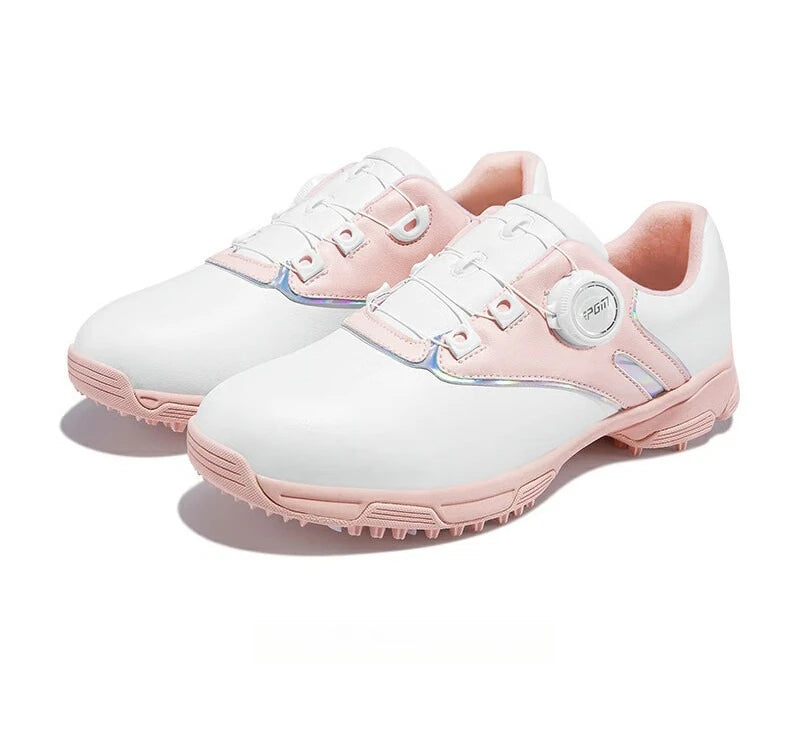 PGM Women Golf Shoes Waterproof Rotating Buckle Anti Slip Sports Shoes XZ297
