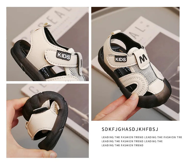 Boy Sandals 2026 summer New Baby Walking Shoes Soft Sole Girls' Sandals Mesh Shoes Children's Sandals Versatile Children's Shoes