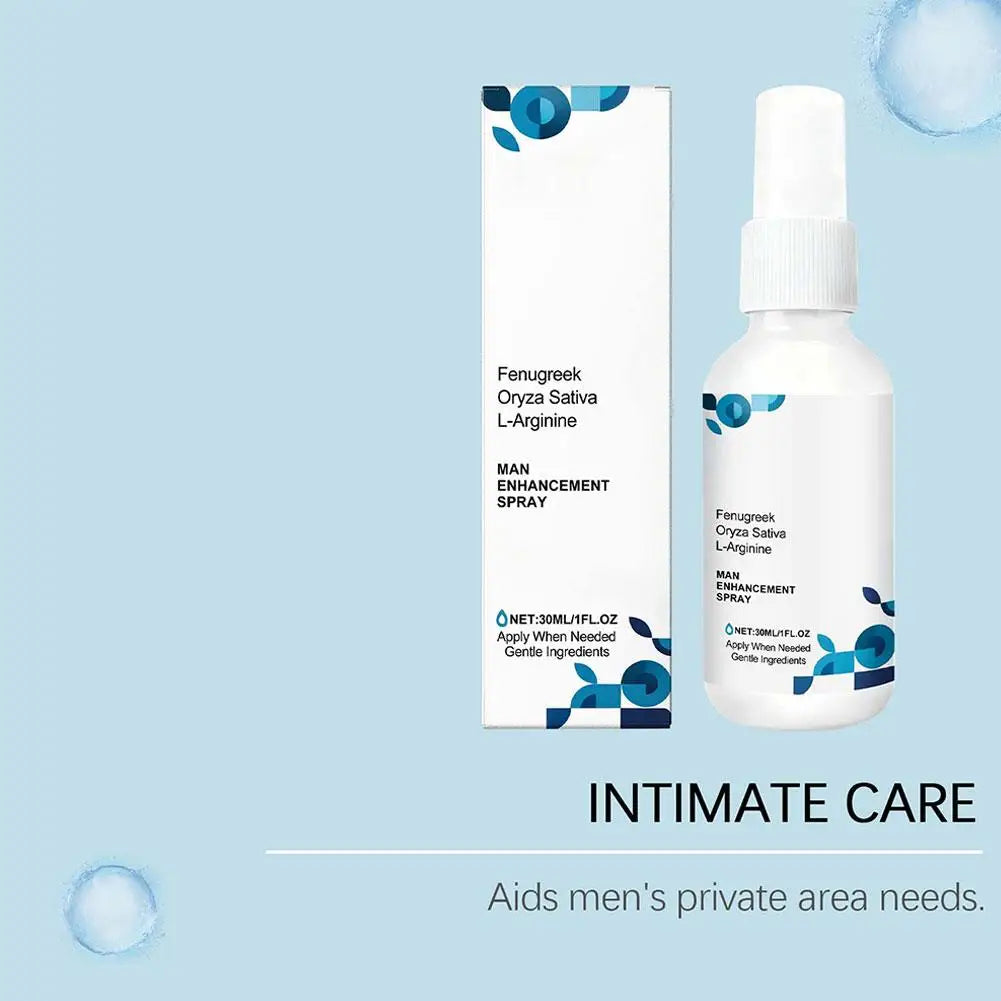 Men's Gently Care Spray Nourishes Men's Bodies Daily Condition Active Energy Recovery Care Enhancing Refreshed Body Care Spray