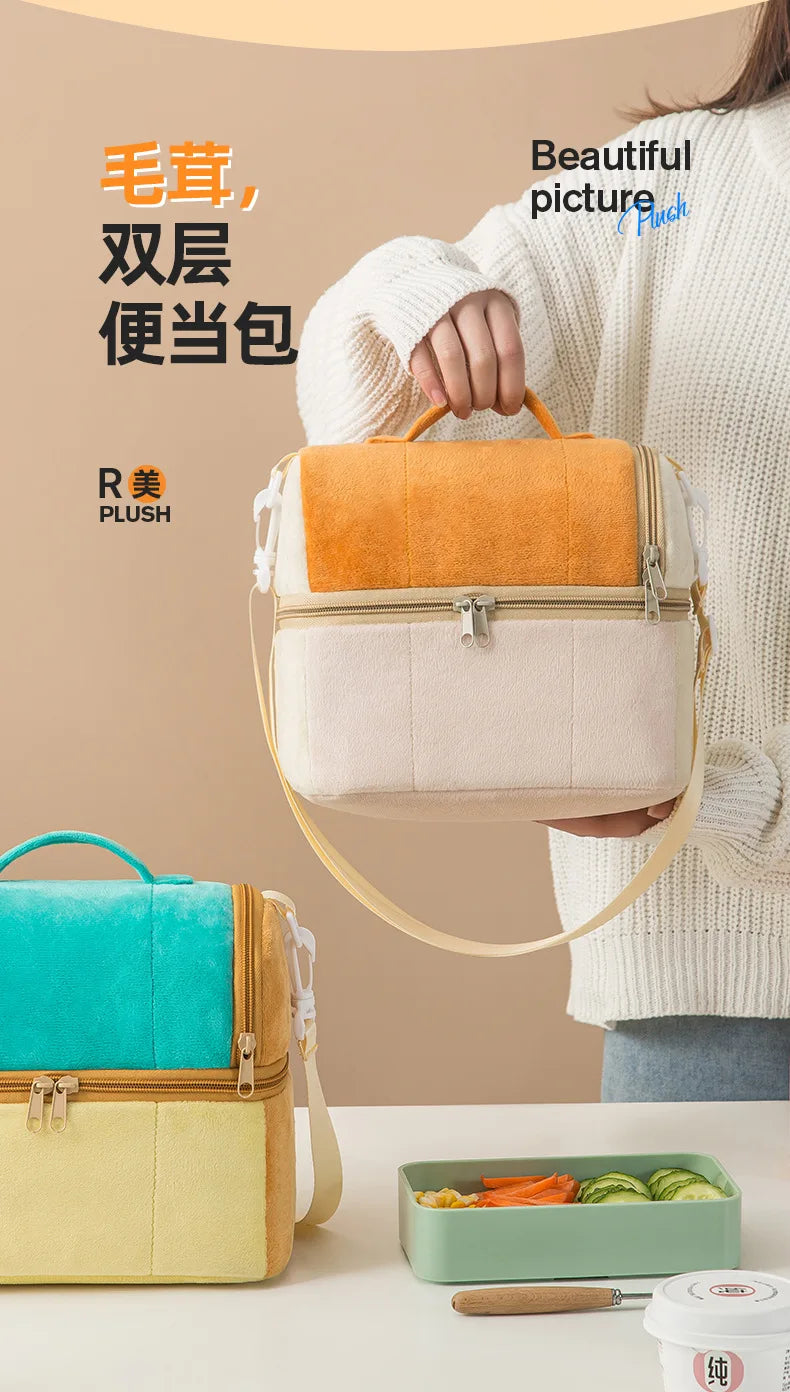 Thermal Bag Lunch Box For Work Picnic Bag Car Bolsa Refrigerator Portable Cooler Bag Food Backpack