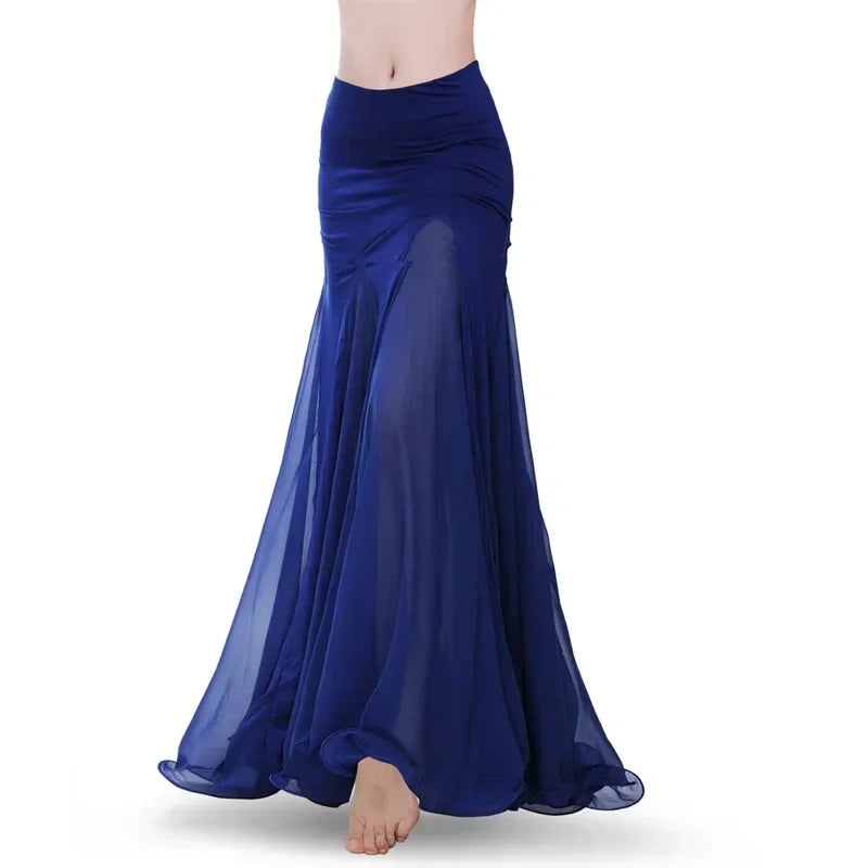 Maxi skirt women belly dance wear belly dance skirts belly costume clothes sexy dance skirt dancing dress