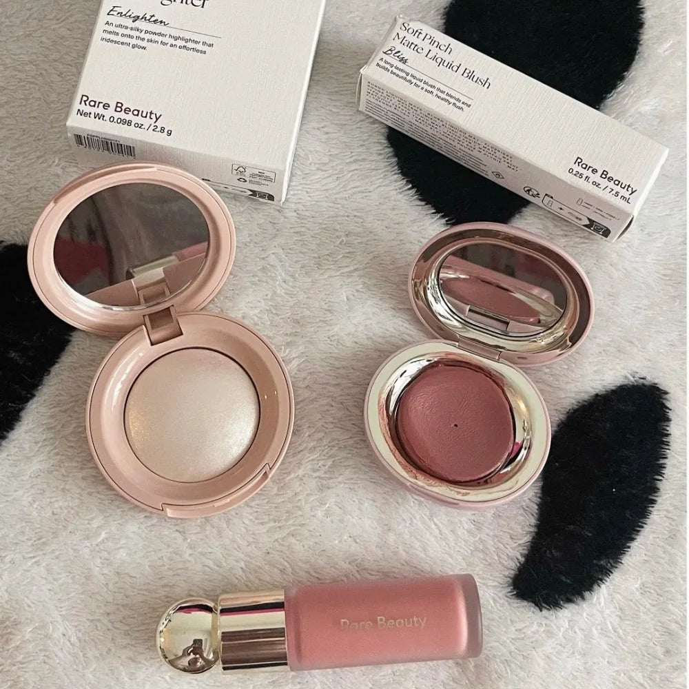 Rare Beauty Soft Pinch Luminous Powder Blush Long Lasting Seamless Transferproof Smudgeproof Waterresistant Cosmetic Makeup Gift