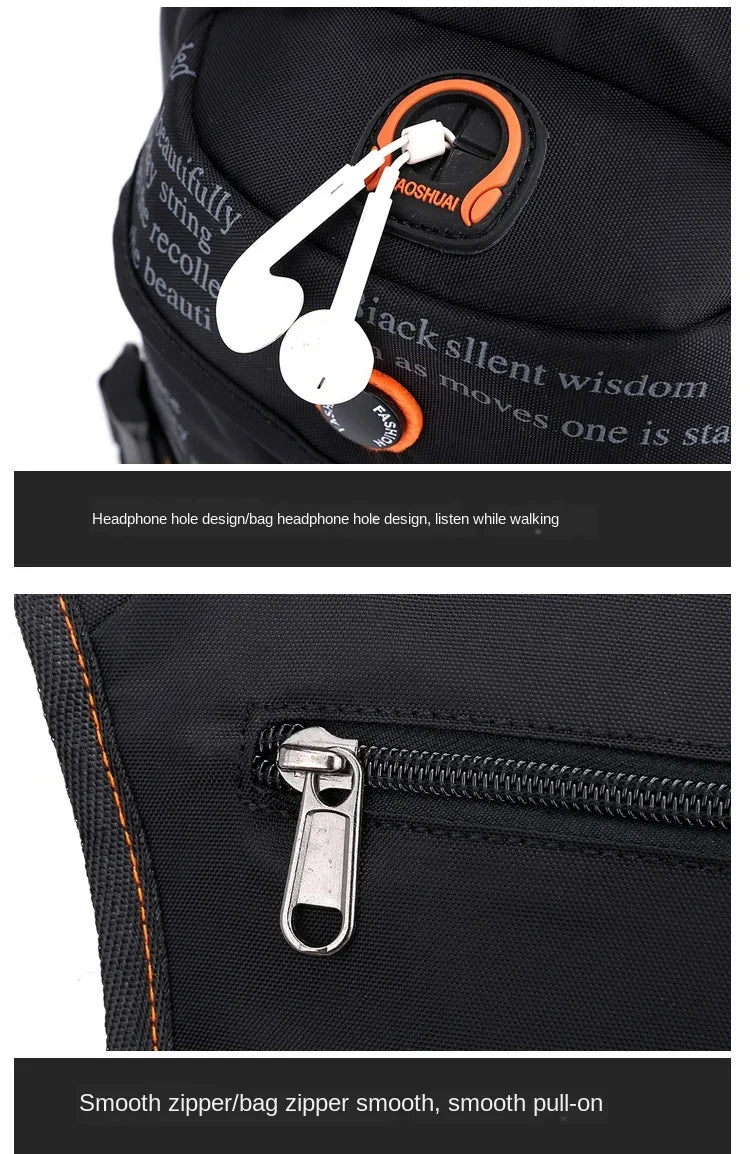 Running Bag Messenger Bag waterproof bags for men Riding Leg Bag Multi-Function Sports Men's Chest Bag Portable waist bag