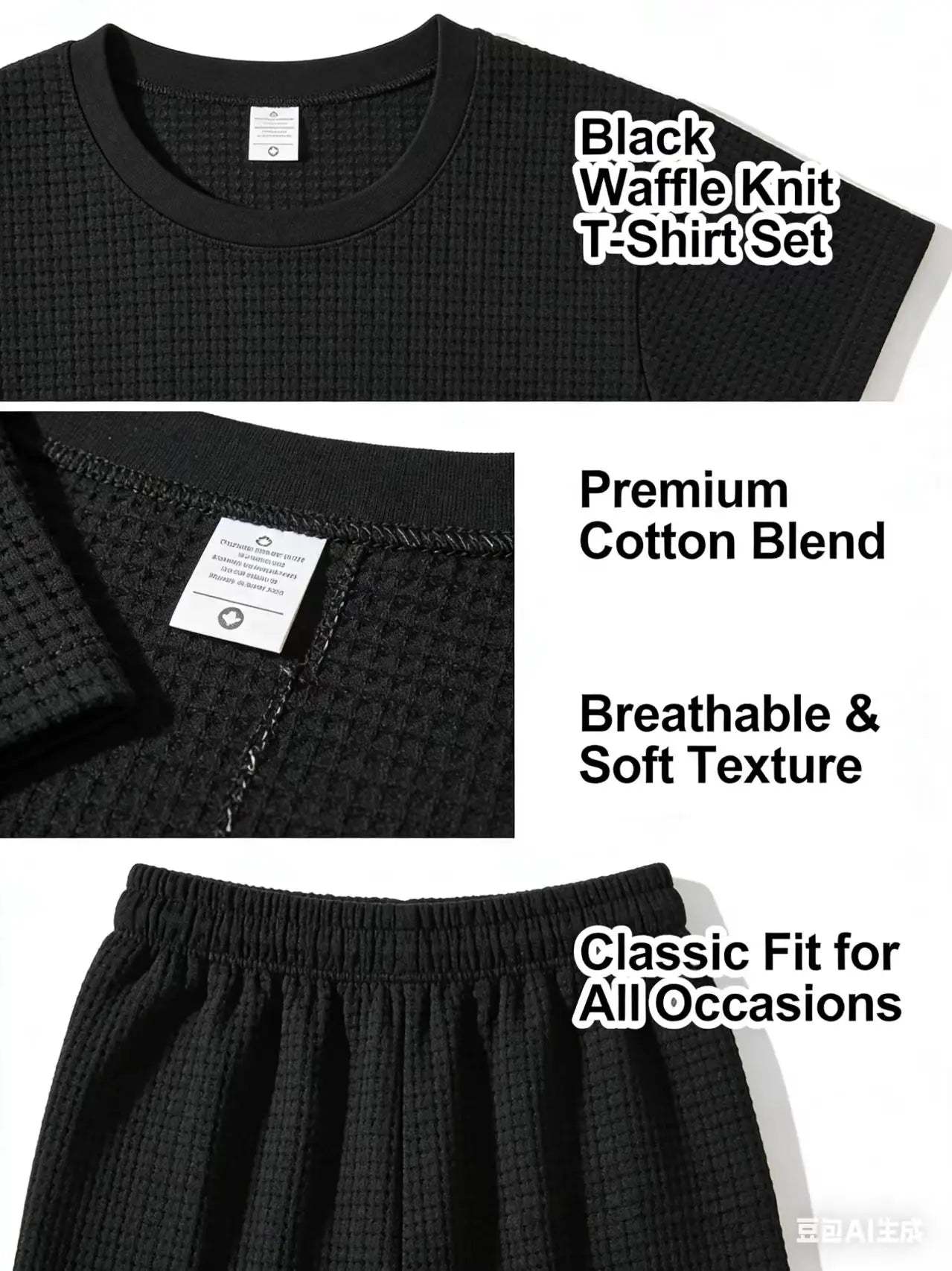 Summer sportswear set - Men's / Women's / Clothing / Decorative Hip Hop / Extra Large / Men's T-shirt