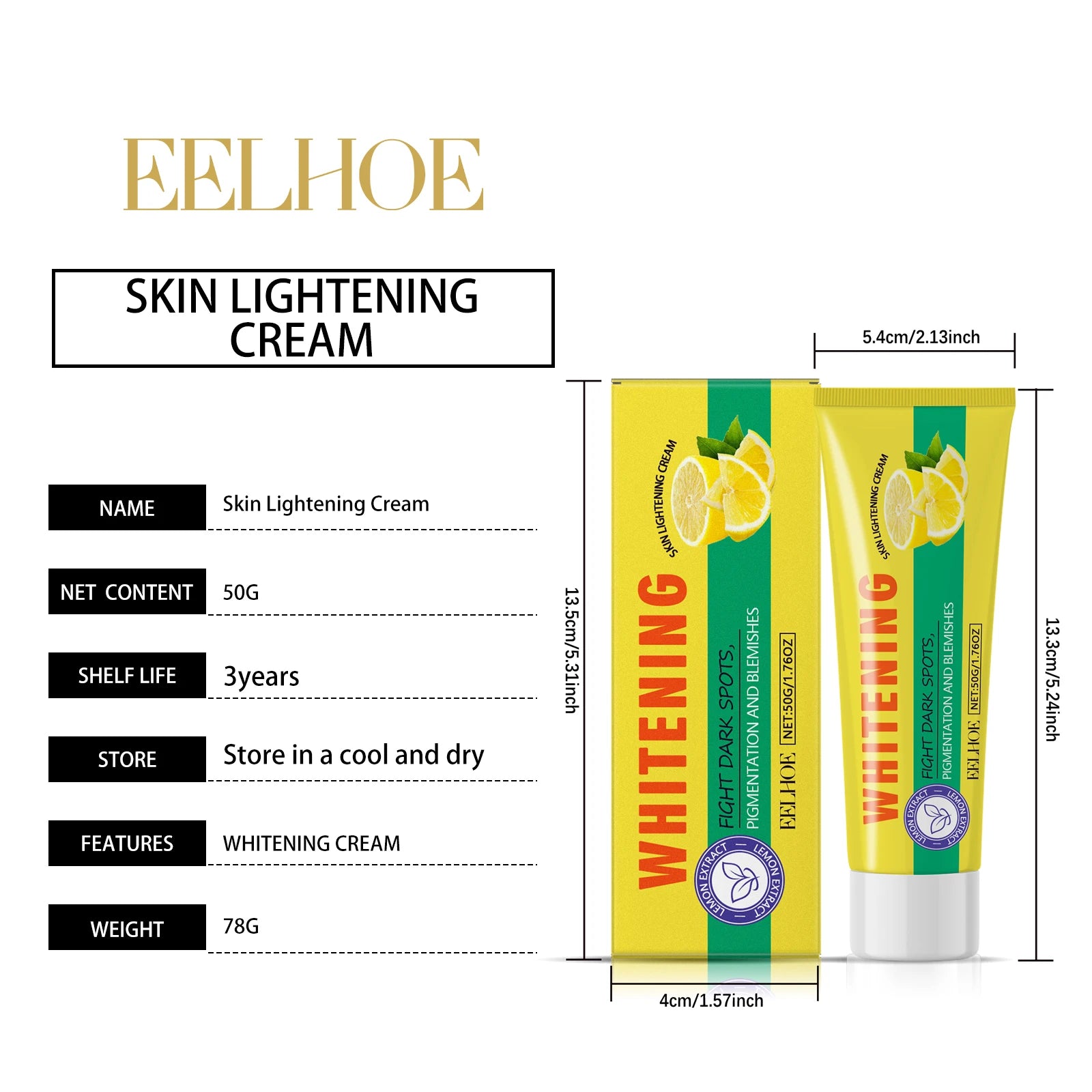 Lemon Brightening Body Lotion Gently Moisturizes Dry Skin Even Skin Tone Whitening Nourishing Lightening Body Cream