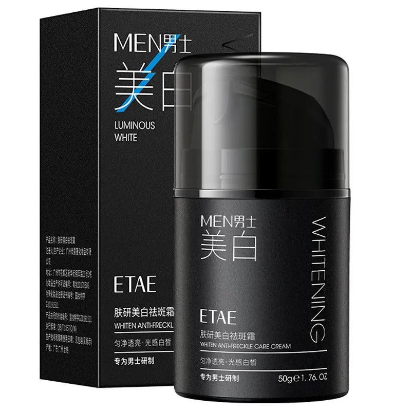 Genuine Men's Whitening and Anti-freckle Cream, Lightening Spots and Brightening Skin Tone, Men's Skin Care Products