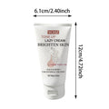 Skin Brightening Cream, Brightens and Evens Out Skin Tone, Suitable for Areas of the Body Such as Face, Neck, Underarms, Knees, Etc., Gentle Brightening, Suitable for Both Men and Women.