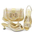 Doershow Lastest Italian Design Fashion Style Ladies Shoes with Matching Bag Set 2026 Nigerian Shoes and Bag Set! HX1-1
