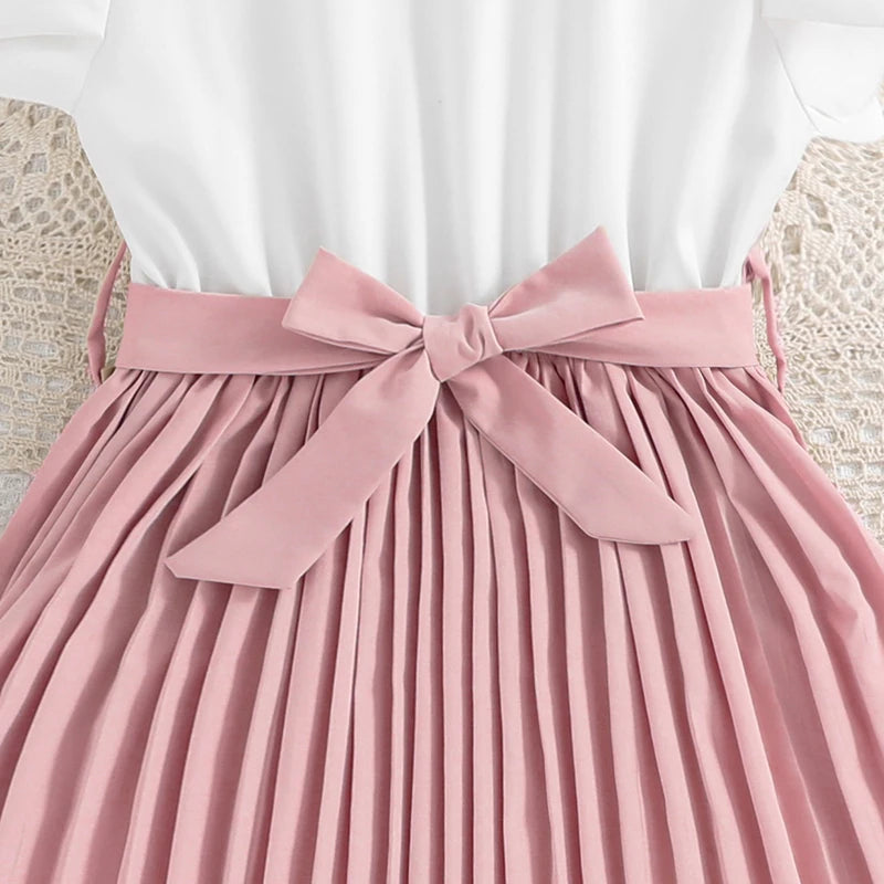 Kids Dress For Girls 8-12 Years Summer Girls Elegant Classic Fashion Intellectual Dress Birthday Party Dress For Children