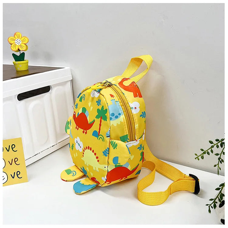 Cute Children Bag Cartoon Dinosaur Kids School Bags Kindergarten Preschool Outdoor Travel Backpack for Boys Girls Anti-lost