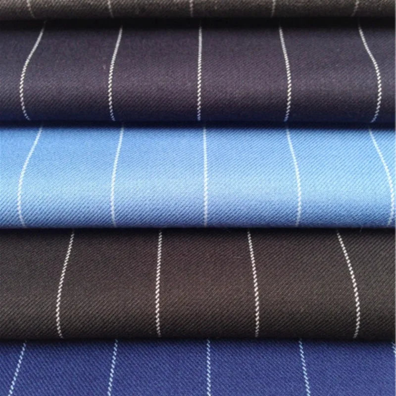 50cm Spring fashion Stripe Suit Fabric Atiku Fabric for Men High Quality Men's jacket Fabrics  Business  fabric Set sewing