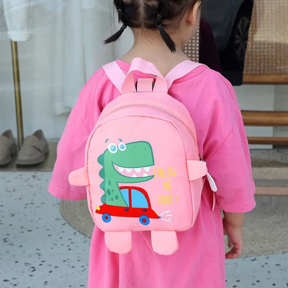 Children Cute Cartoon Dinosaur School Bags Anti-lost Backpacks Toddler Rucksack Kindergarten Schoolbag