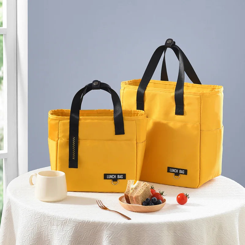 Insulated Lunch Bag for Women Men Kids, Portable Thermal Lunch Tote Bag, Reusable Lunch Box Bag for Work School Picnic Outdoor