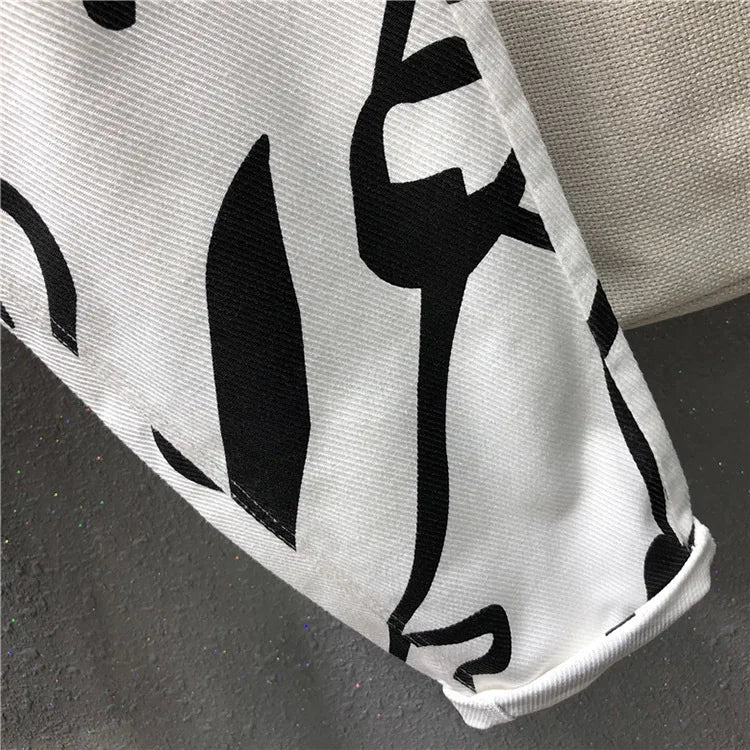 Jeans for women Streetwear Fashion Graffiti Print Jeans Pocket High Waist Washed Jeans Female 2024 Spring Loose Straight Pants
