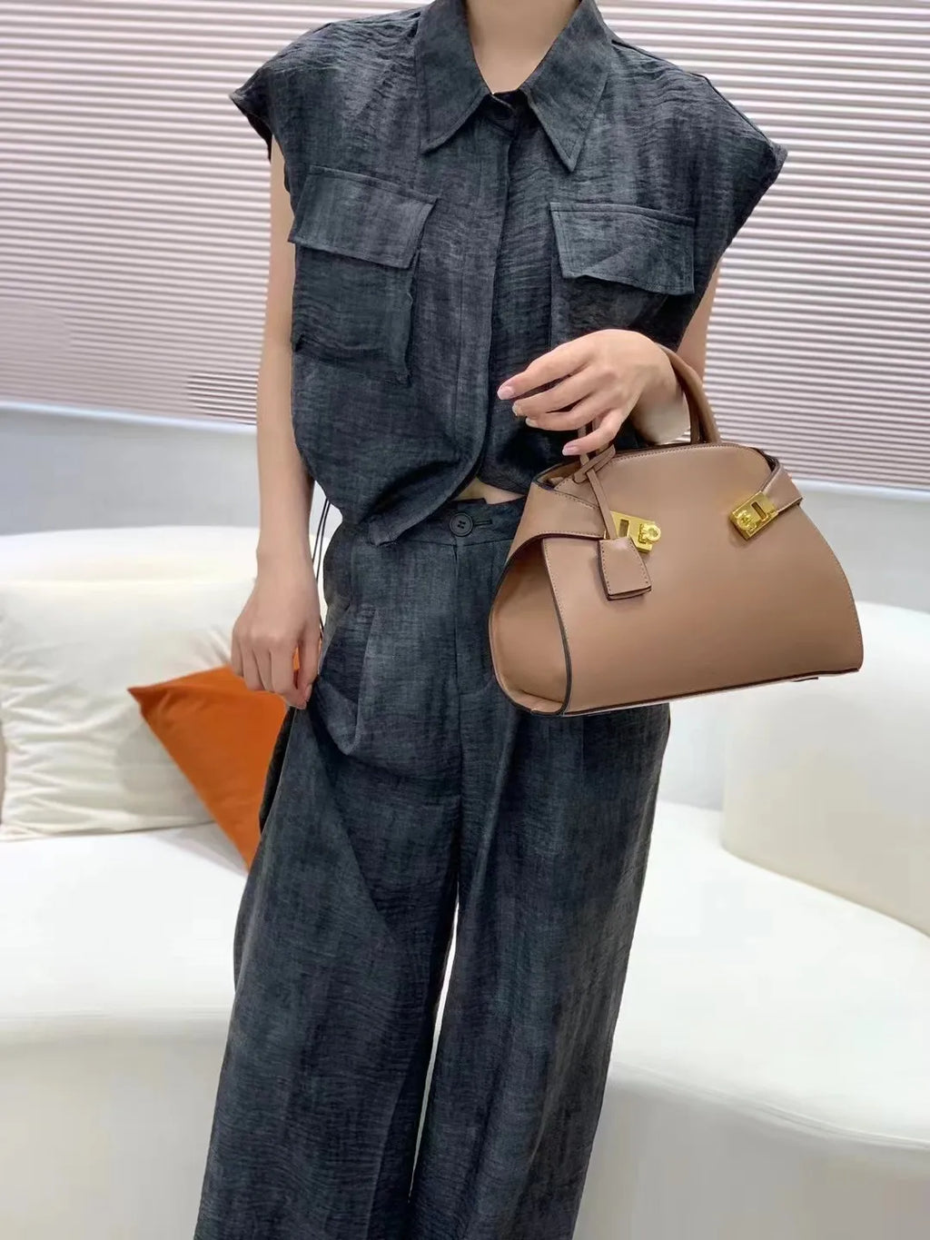 Shell Messenger Bags For Women Luxury Designer Handbag And Purses 2024 New In Fashion Bowling Large Capacity Shoulder Crossbody