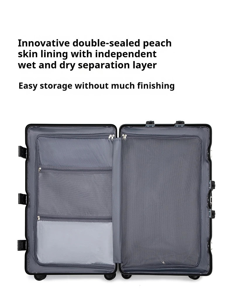 2025 New Suitcase Large Capacity Travel Password Box Registration Box 20/24/26/28/30-inch Trolley Box Men's And Women's Suitcase