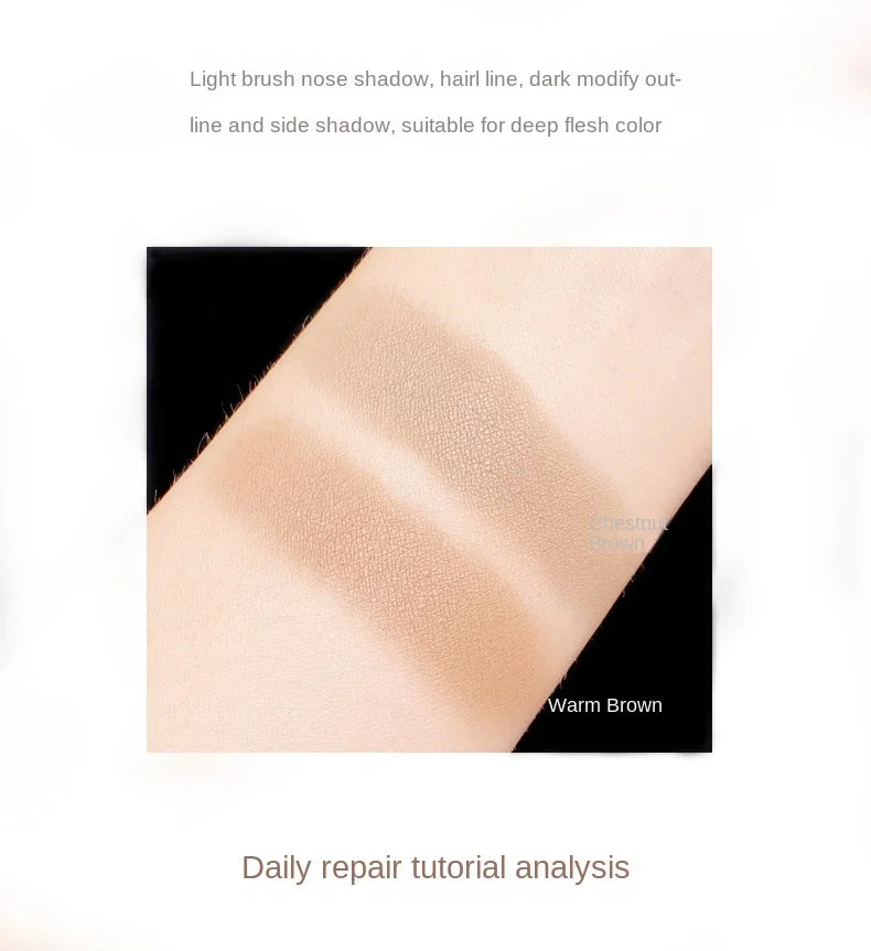 Xixi Contouring Matte Highlight Make Up Face Body Sculptor Shading Bronzer Contour Powder Palette Shadows Cosmetics Cute Makeup