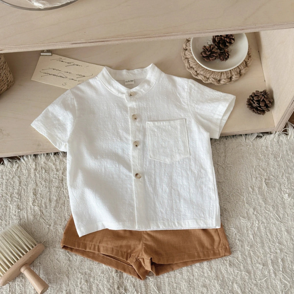 Summer Boys Clothing Set 0-3 Years Cotton Short Sleeve T-shirt + Shorts Toddler Tracksuit Casual Outfit Baby Boyswear