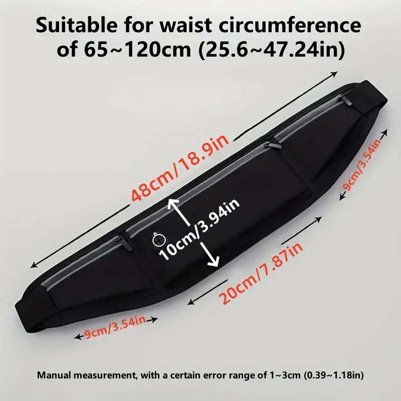 Running Belt Waist Bag Sports Waist Bag Women Men Waterproof Gym Mobile Phone Pouch Cell Phone Waist Bag Accessories For iPhone