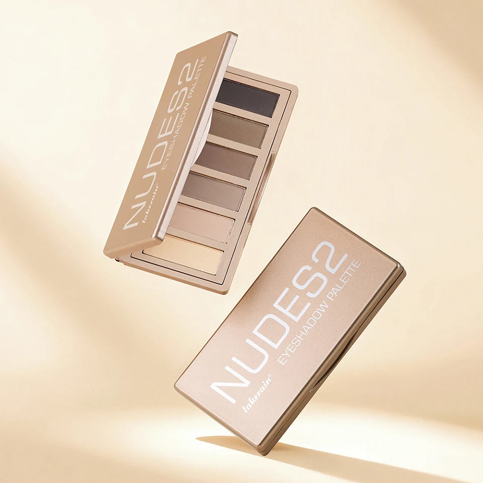 Eyeshadow Palette With Brush Set Long-Lasting Rich Pigment Natural Shades Matte Nudes Eyeshadow Powder Palette Women's Makeup