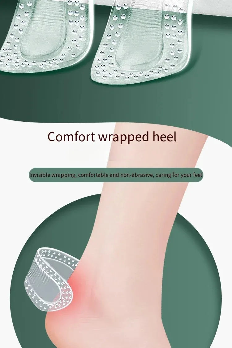 GEL Heel Protectors Women Silicone Cushion Foot Care Products Non Slip Shoe Pads for High Heels Adjustable Size Insoles