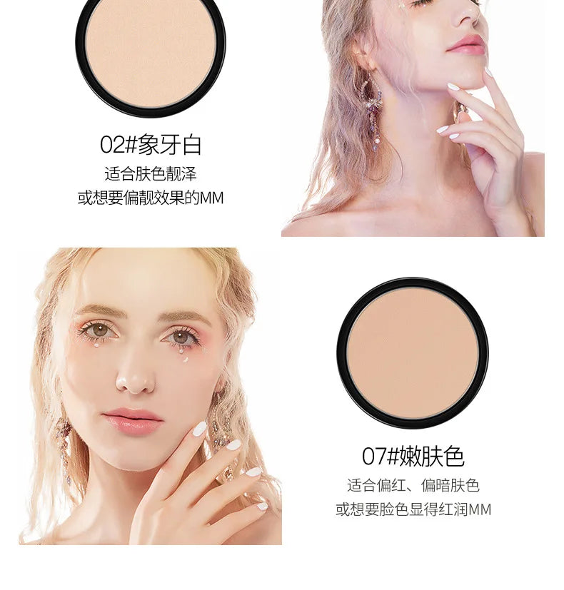 Velvet Face Makeup Powder Waterproof Loose Powder Soft Setting Up Finish Honey Control Make Oil Compact Powder Skin