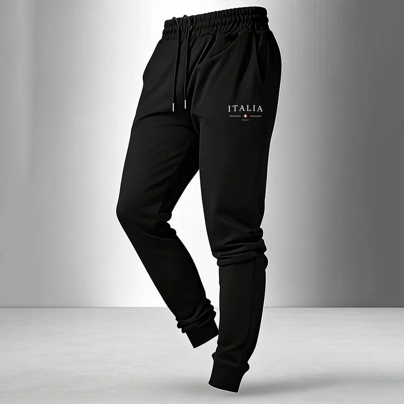 Men's Set T-shirt and Sweatpants Italy Print Summer Short Sleeve Tracksuit Male Home Outdoor Comfort Casual Tees Outfit S-3XL