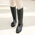 2023 New Women Rain Boots Lady Rain Water Shoes Ourdoor Rainboots  Italianate Pvc Rubber Rainboots Lady Waterproof Shoes