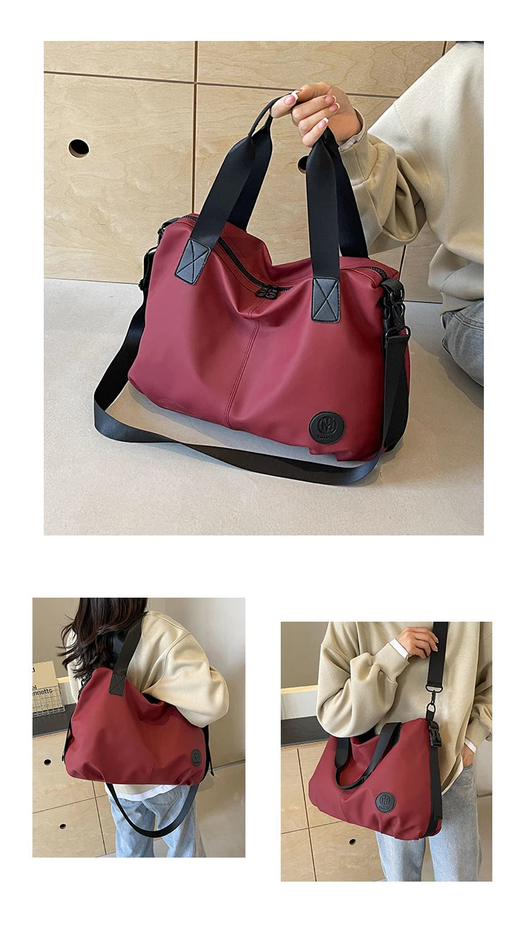 Ladies' shoulder bag custom logo travel bag shoulder bag crossbody luggage bag sports and fitness luggage bag personalized name