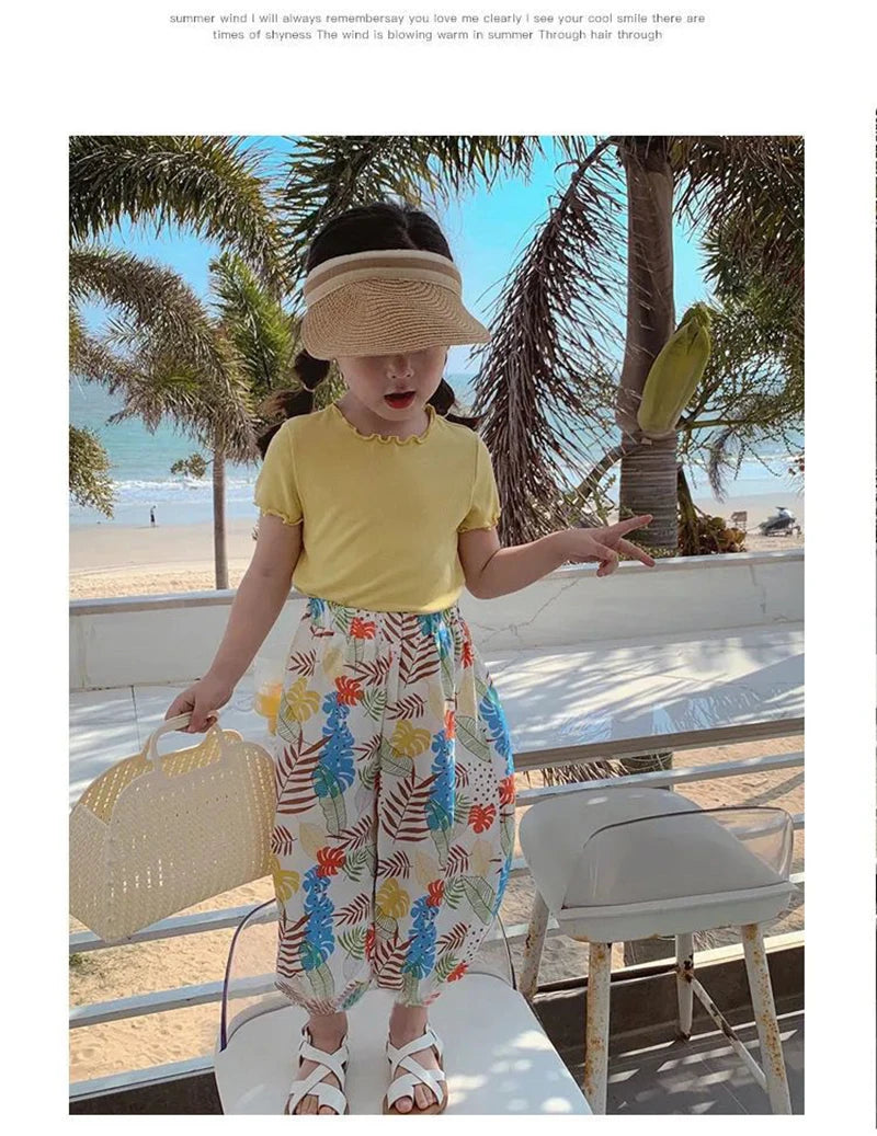 Baby Girls T-Shirt Summer Kids Short Sleeve Tops Tees Soft Ice Silk Fabric Toddler Solid Color Shirts Children's Clothing 1-10Y